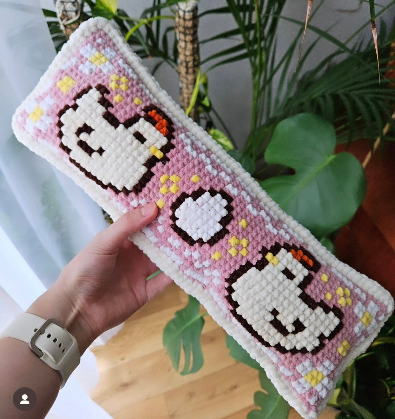 [Crochet & Cross-Stitch PATTERN] Stardew Valley Wrist Rest