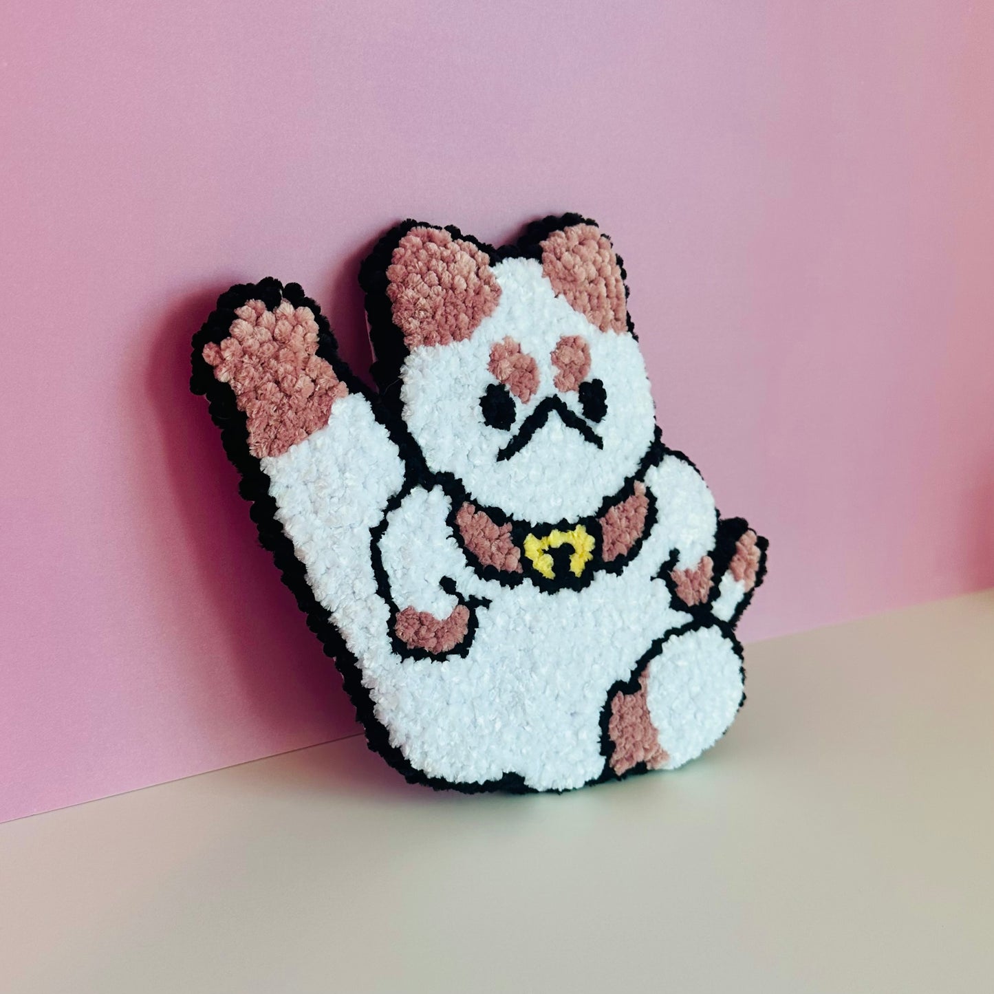 Handsome Puppycat Wall Rug