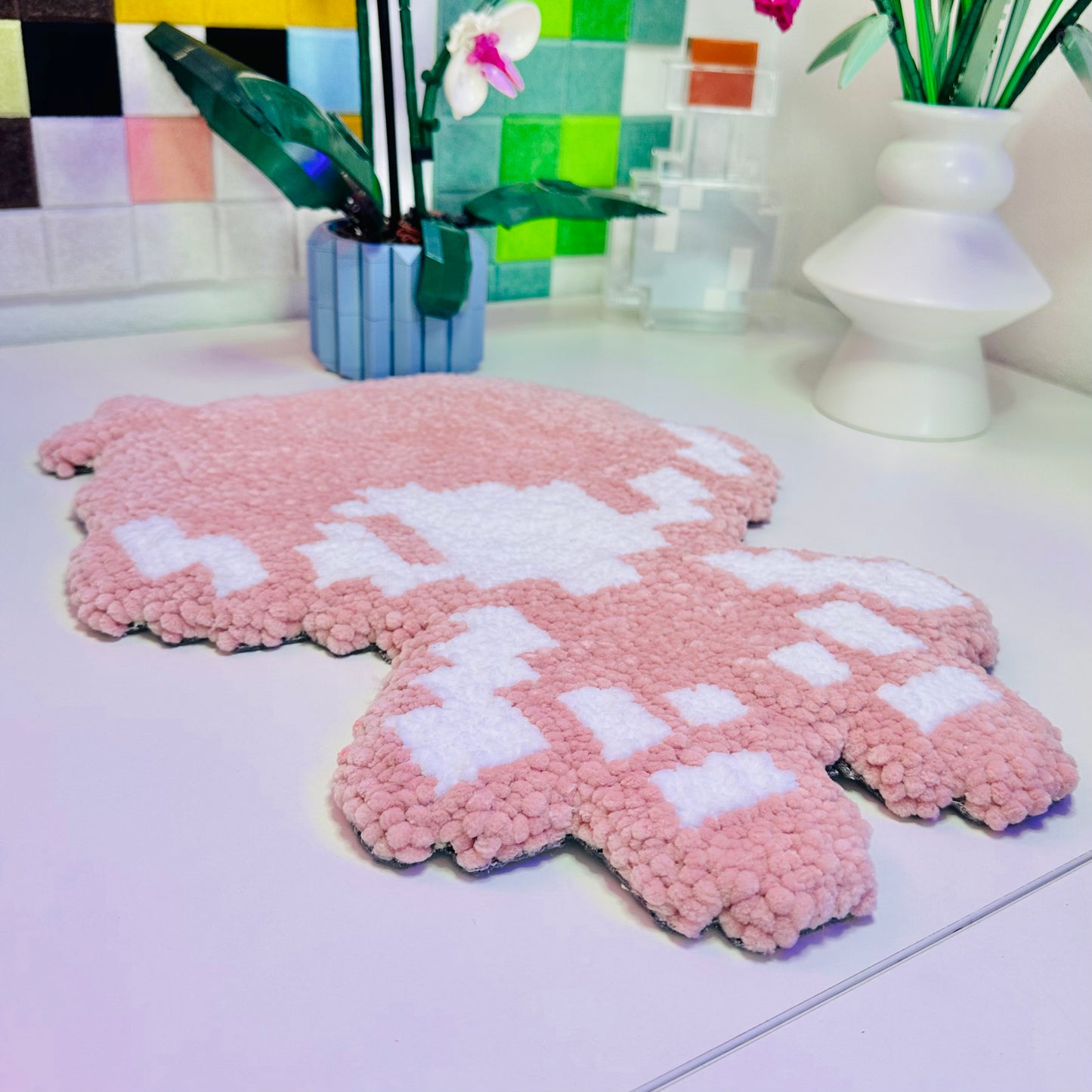 Pastel Pink Omori Rug