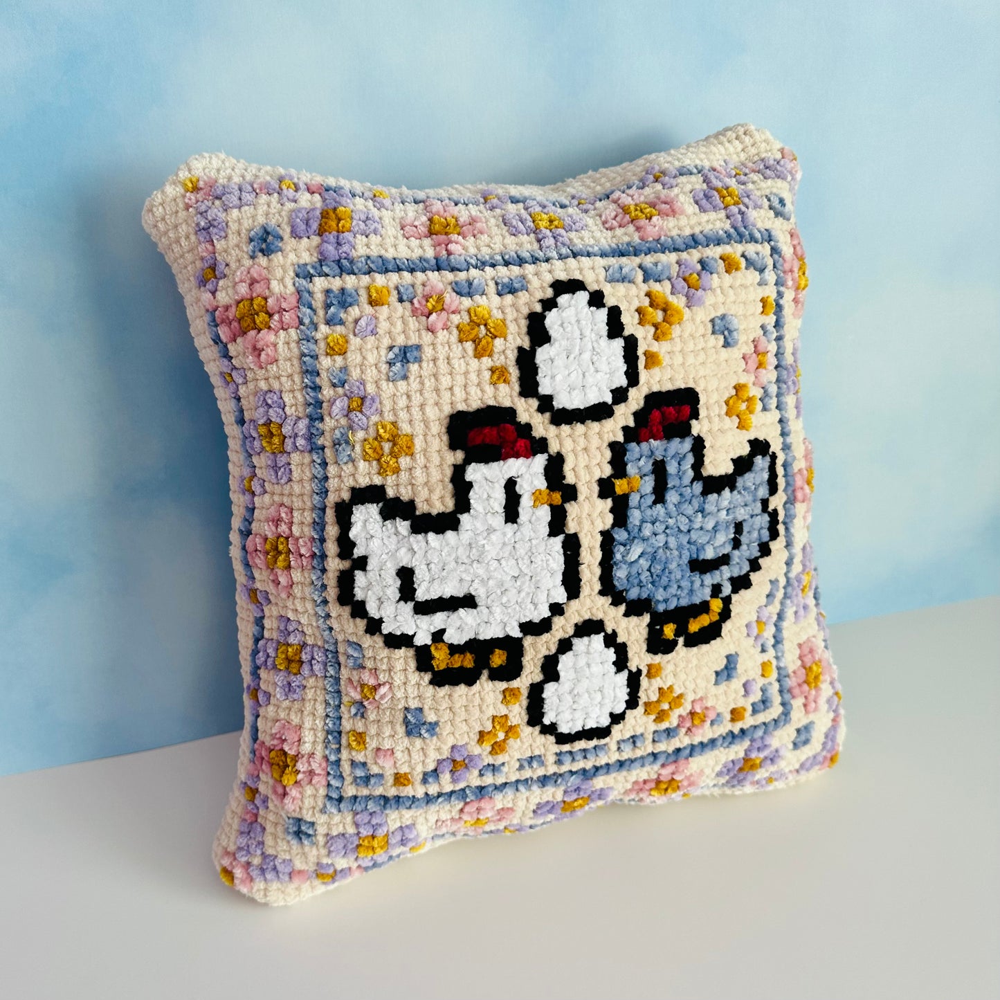 [MADE TO ORDER] Stardew Chicken & Egg Pillow