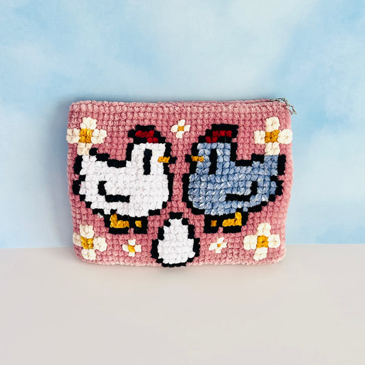 [MADE TO ORDER] Chicken & Egg Makeup Bag