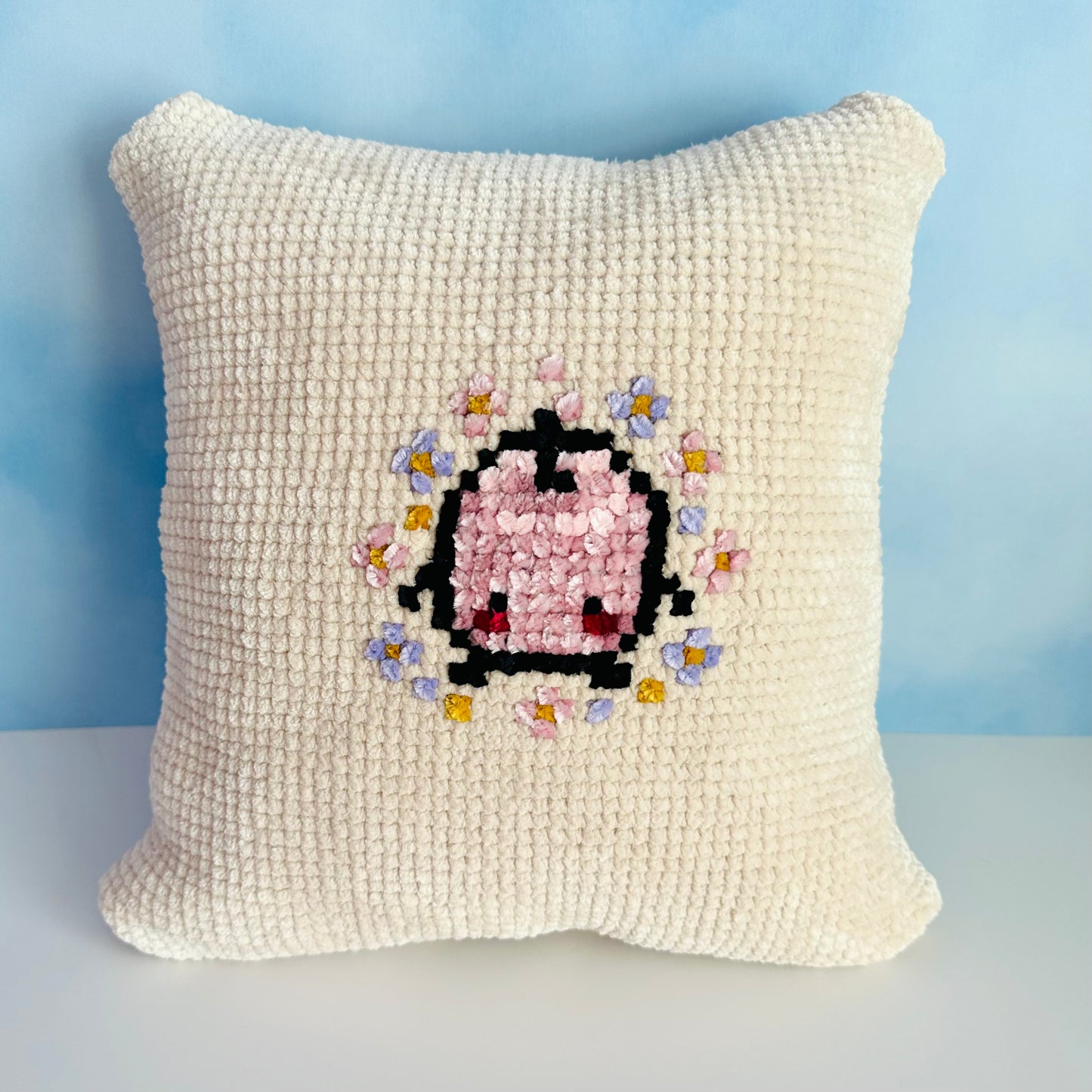 [MADE TO ORDER] Stardew Chicken & Egg Pillow